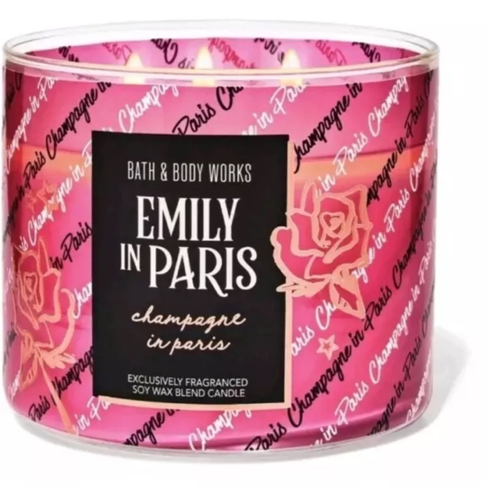 Bath Body Works Emily In Paris Champagne In Paris 3 Wick New Candle
